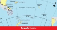 Esta madrugada Nuevo sismo de 5,7 grados se registró hoy al sur de Ushuaia