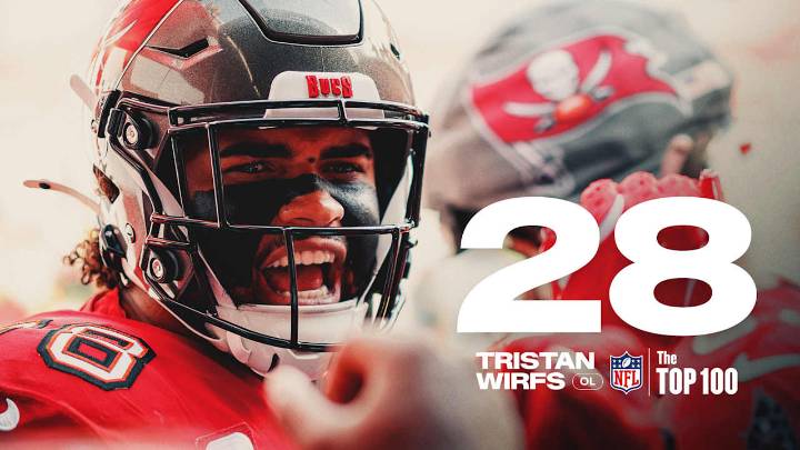 Tristan Wirfs Ranked 28 on the NFL's Top 100 Players of 2025