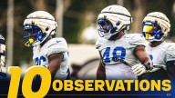 10 Observations from Rams' joint practice with Saints: Offense overcomes early challenges to find rhythm late; defensive front wreaking havoc; Omar Speights, Nate Landman and Kam Kinchens' playmaking