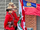 RCMP put on their dress reds to open state-of-the-art detachment in Cornwall, P.E.I.