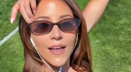 VIDEO: Kay Adams Had Fans Barking At Their Screens As She Wore Risky Tight-Fitting Dress To Broncos Training Camp