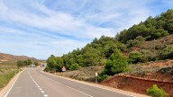 Atropella a un jabalí con una moto en Torrellas y es trasladada de urgencia al Servet