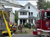 Fire damages Syracuse home