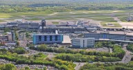 Pair tried to check into a hotel at Manchester Airport but got a big surprise