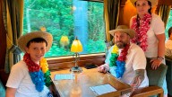 Así se vive el Descenso del Sella desde el tren de Les Piragües