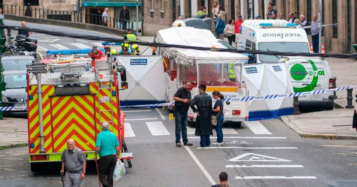 Muere una mujer en Santiago de Compostela al ser atropellada por un tren turístico