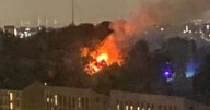 Fire crews tackle large Glasgow blaze as residents warned 'keep windows closed'