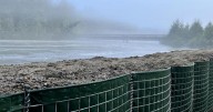 Glacier shifts fuel flooding; barriers hold in Juneau