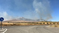 Se declara un incendio forestal en las inmediaciones del castillo de Almonacid de Toledo