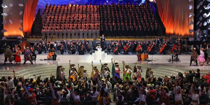 Los mormones festejaron sus 100 años en Argentina con el famoso Coro del Tabernáculo