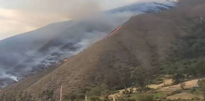 Extinguen cinco incendios forestales Áncash, Cajamarca, Puno y Ucayali: 15 hectáreas fueron afectadas
