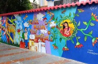 Inauguran dos nuevos murales del artista plástico Felipe García