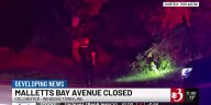 Malletts Bay Ave closed after fatal crash