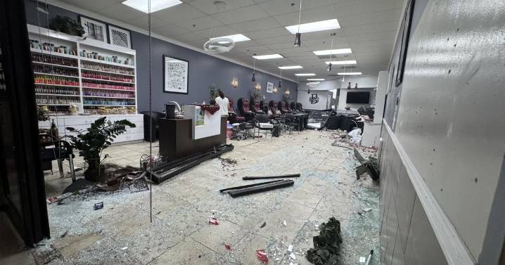 Colorado Springs business damaged after car crashes into it