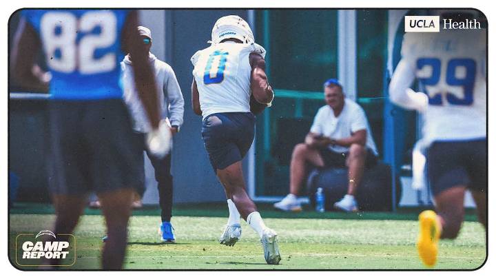 Chargers Camp Report: Daiyan Henley, Tarheeb Still Both Tally Pick 6s at Wednesday's Practice