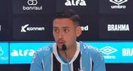 Erick Noriega, en perfecto portugués, tuvo su primera conferencia de prensa como jugador de Gremio 