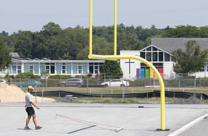 Barrington’s Victory Field laser-graded; turf to follow