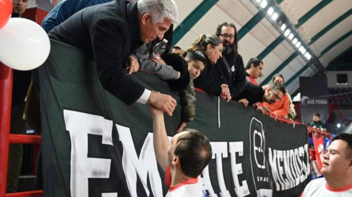 Poggi participó del lanzamiento de la 6° edición del Campeonato Nacional de fútbol 5 adaptado