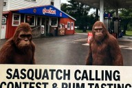 A Bangor-area convenience store is holding a sasquatch calling contest