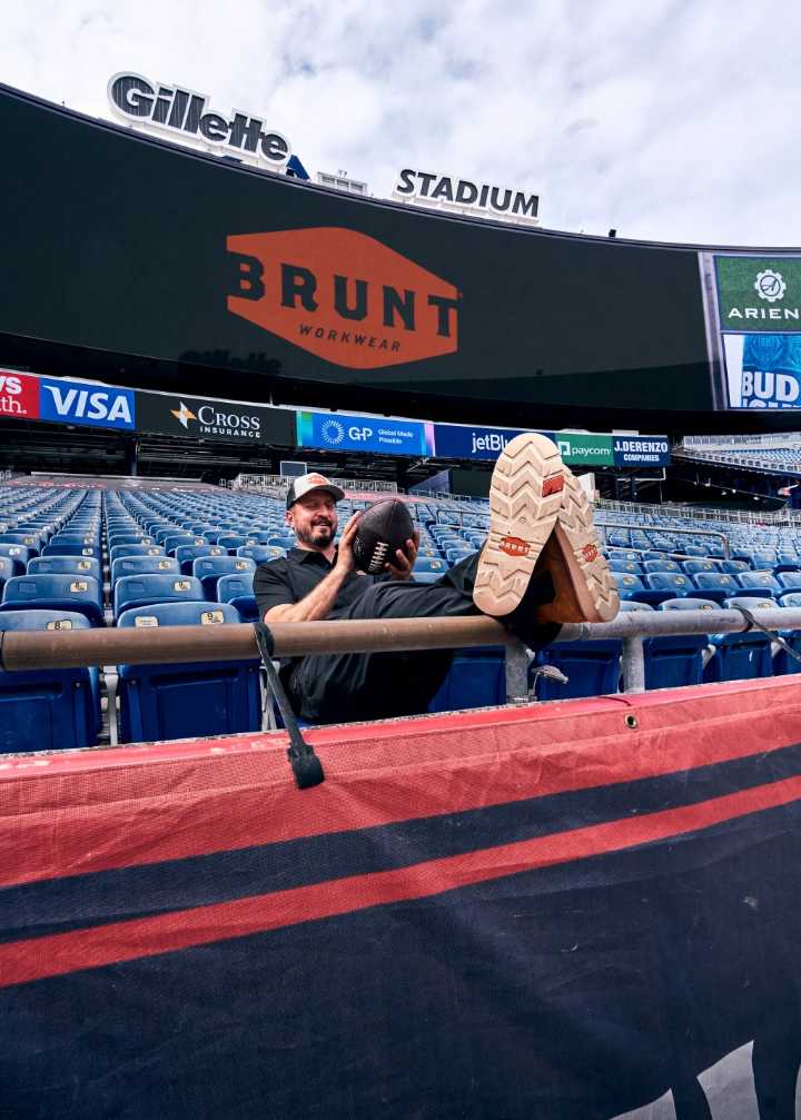 Workwear company founded by CT native partners with Patriots