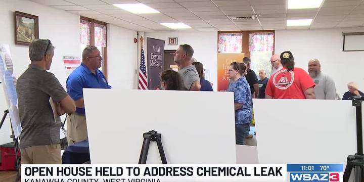 Open house held to address chemical leak