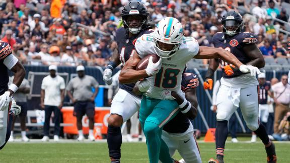 Dolphins, Bears finish in 24-24 tie in the preseason