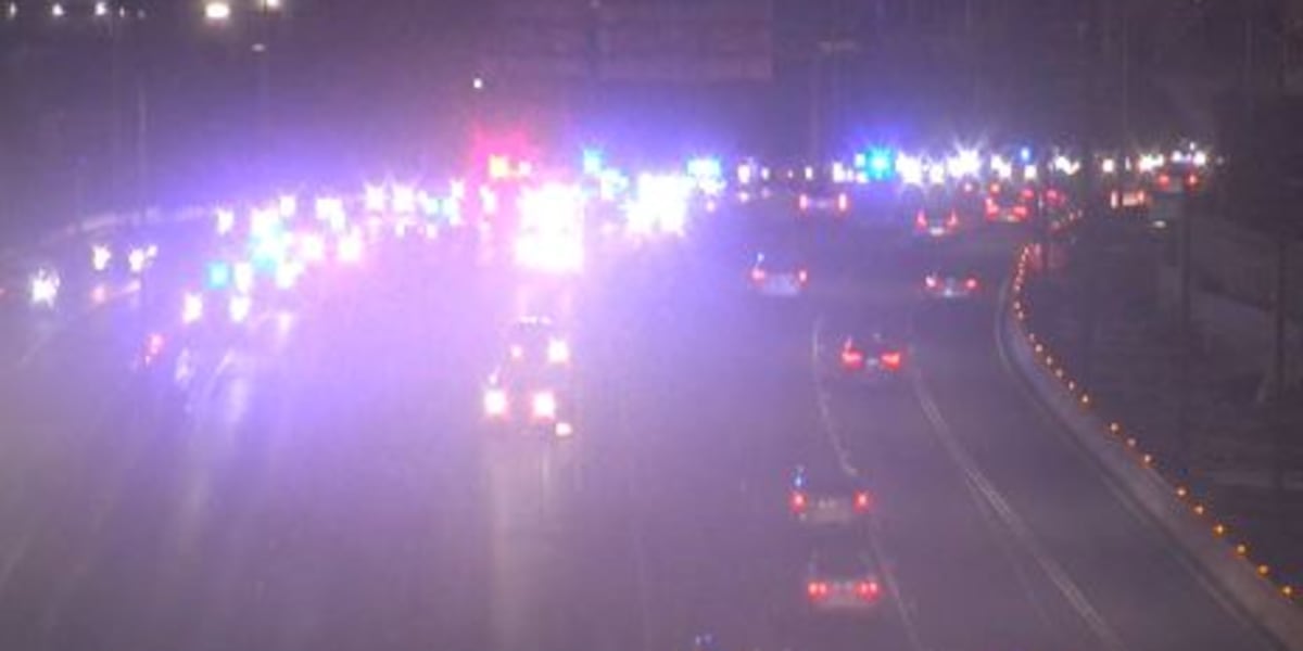 Girl injured in freeway crash that backed up westbound traffic