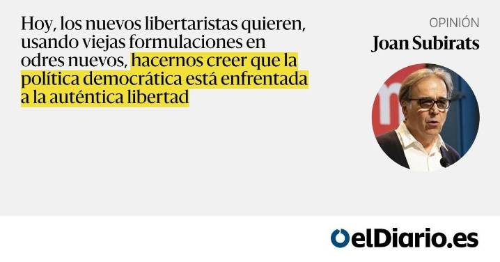 No hay libertad sin política. No hay política sin libertad