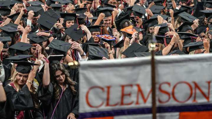 Watch video: Clemson's August commencement a celebration of achievement