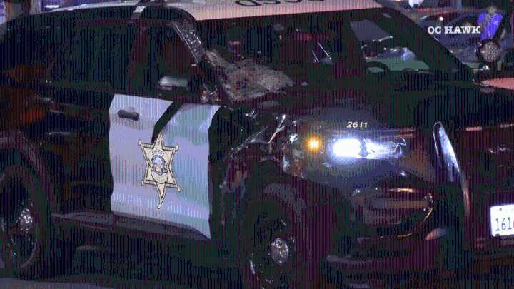 Pedestrian killed after being struck by Orange County sheriff's vehicle