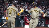Jose Iglesias lines go-ahead single in 9th, Padres rally to beat Diamondbacks 3