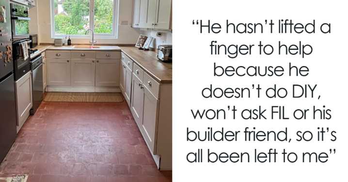 Woman Puts Heart Into DIY Kitchen Makeover, Husband Who Didn’t Lift A Finger Calls It Ugly