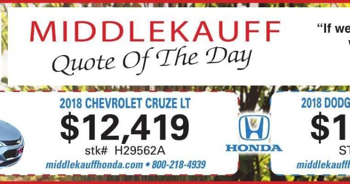 MIDDLEKAUFF AUTO GROUP * 