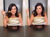 'Beverly Hills, 90210' star Tiffani Thiessen gets naked while eating homemade cake