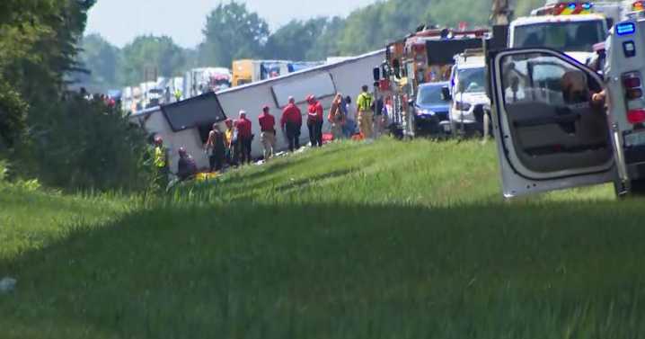 Multiple fatalities, including children, after tour bus with about 50 people crashes in New York State, officials say