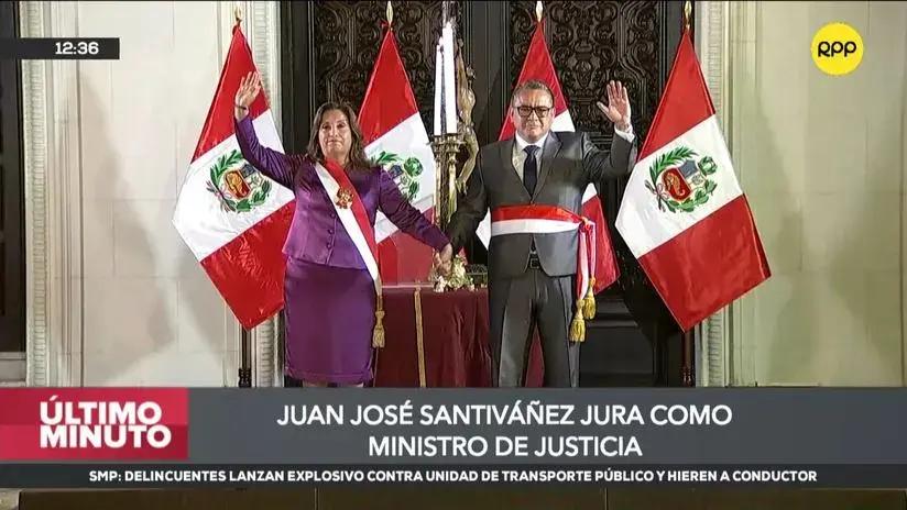 Juan José Santiváñez regresó al Gabinete y juró como nuevo ministro de Justicia