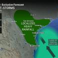 Tropical downpours to raise flash flood risk in South Texas