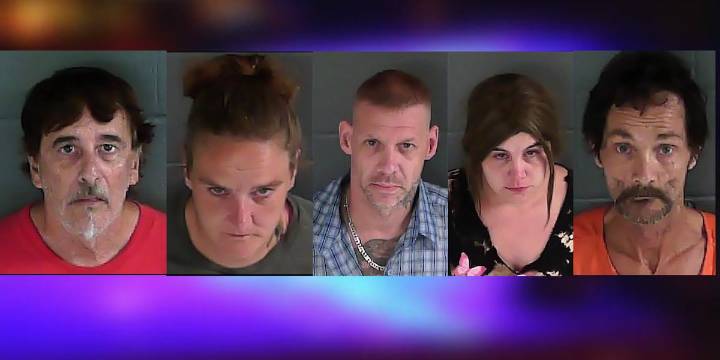 Indiana State Police arrest 5 people on drug charges after months long investigation