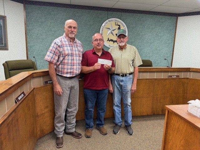 Brownwood Bass Club Donates to Water District