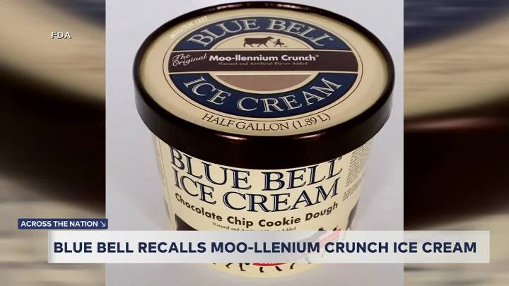 Packaging error leads to Blue Bell ice cream recall