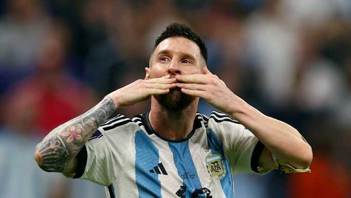Messi se prepara para su último partido de eliminatoria en Argentina
