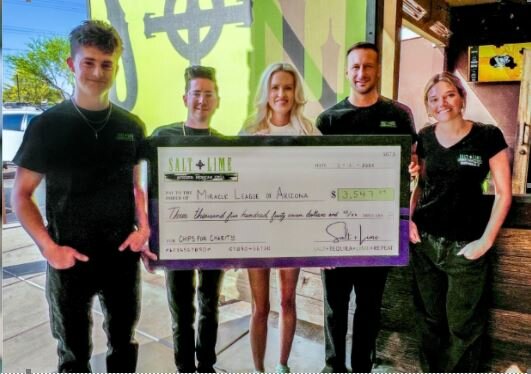 Scottsdale restaurant gives to children’s charity