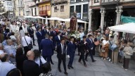 Alfonso López hace la ofrenda a San Agustín: "Me voy de San Nicolás, pero no de Avilés"