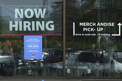US applications for jobless benefits fell last week as layoffs remain low