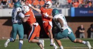 Virginia quarterback Chandler Morris exits opener with injury