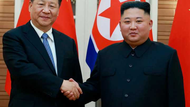 North Korea's Kim will meet with Xi and Putin at Chinese military parade : NPR