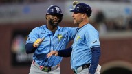 Rays rally late again to beat Giants, win 3rd series on marathon trip