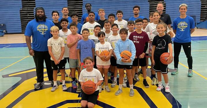 Campers and instructors learn, have fun at Hancock Youth Basketball Camp