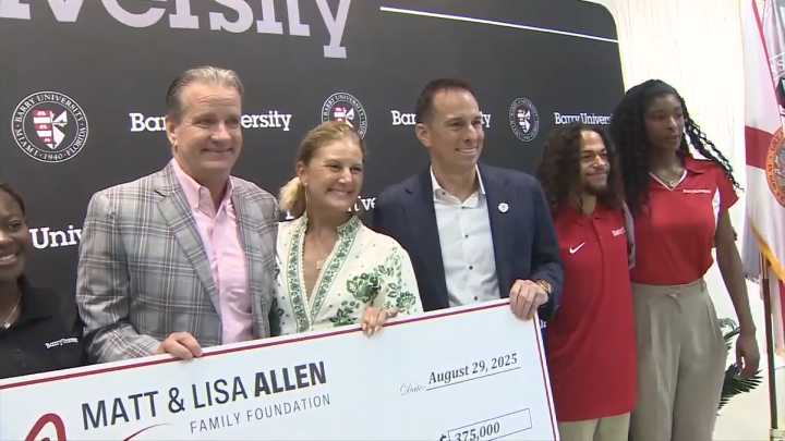 Matthew & Lisa Allen Family Foundation makes major donation to help students attend Barry University