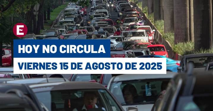 Quincena y los de Tránsito lo saben, ¿quién no circula hoy en CDMX y Edomex?